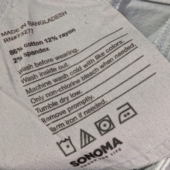 Sonoma Women's Gray Wash Straight Crop Jeans Size 12 🌟 - Picture 10 of 12